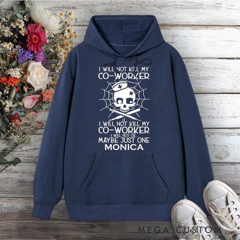 Personalized Hoodies for Nurse I'm Sorry the Nice Nurse Is on Vacation Design Hoodies International Nurse Day Gift