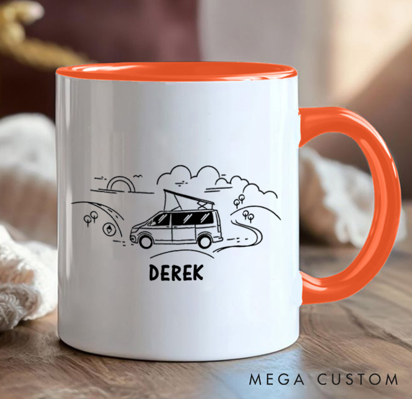 Personalized Exploring Outdoors Mug Camping Hiking Mug Gift for Travel Outdoors Nature Lovers