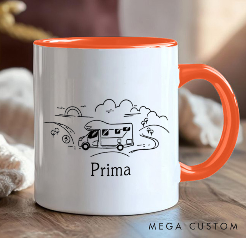 Personalized Camping Hiking Mug Adventure Mountain Mug Gift for Outdoors Travel Lovers