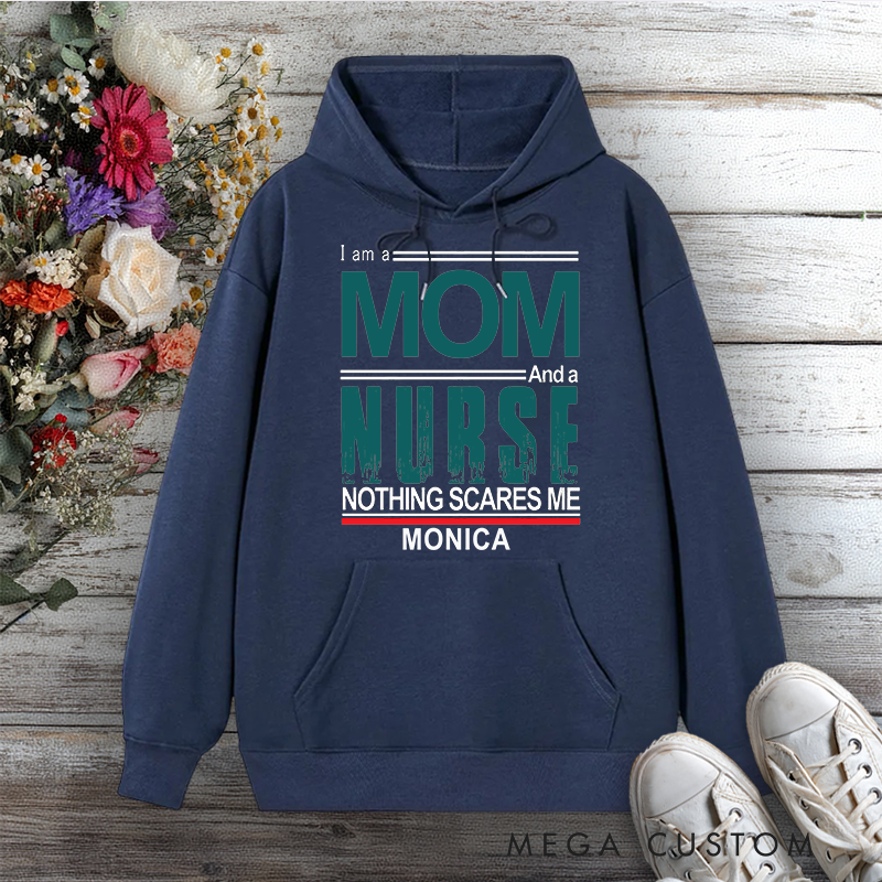 Personalized Hoodies for Nurse Mom and Nurse Fearless Design Hoodies International Nurse Day Gift