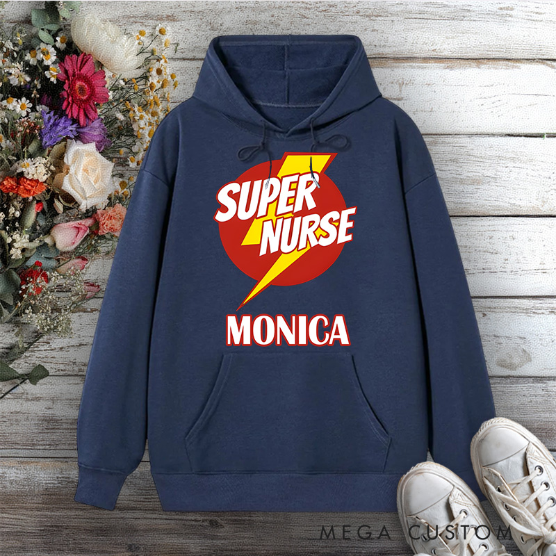 Personalized Hoodies for Nurse Super Nurse Design Hoodies International Nurse Day Gift