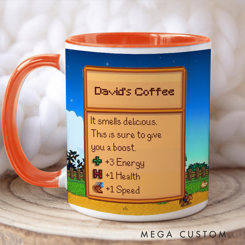 Personalized Valley Mug Farming Game Mug Farmer Valley Video Game Mug Gamer Gift Coffee Mug