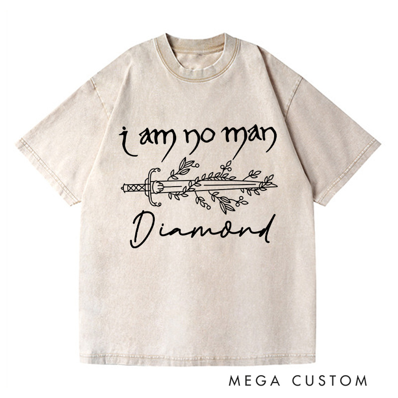 Personalized I Am No Man Washed T-Shirts Reading Fandom Shirt Book Lover Tshirt Literature Shirt Fantasy Book Shirt Fantasy Reader Gift