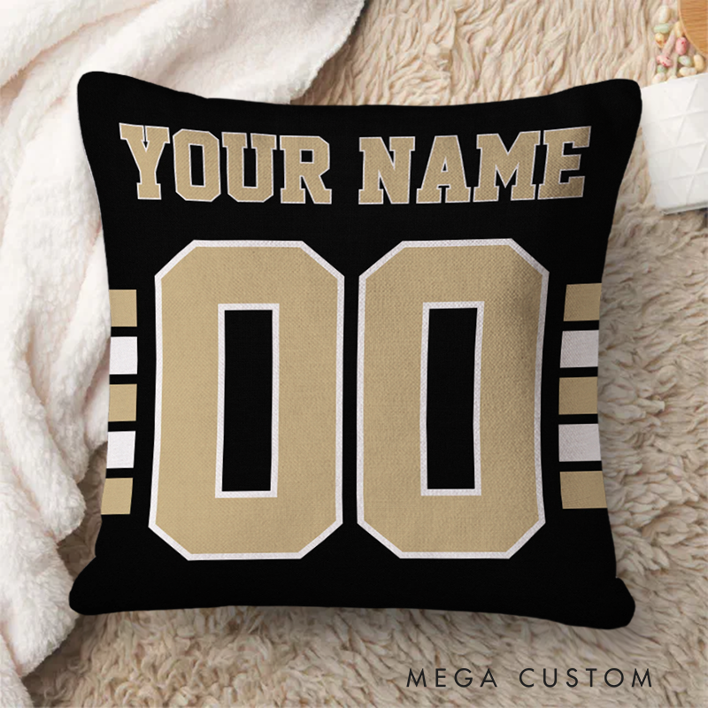 [Copy]Personalized American Football and Rugby Pillow with Custom Name and Number for Sport Gift
