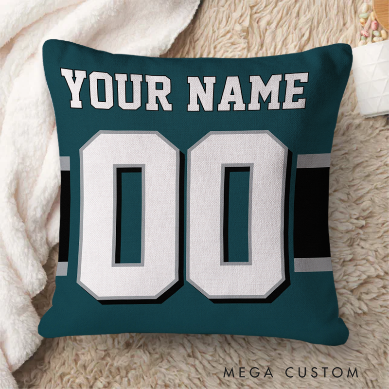 [Copy]Personalized American Football and Rugby Pillow with Custom Name and Number for a Unique and Stylish Accent