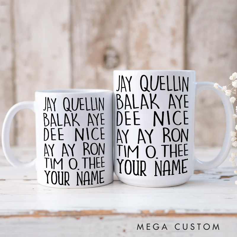 Personalized Mispronounced Names Mug Hollywood Movie Lover Mug Film Fan Mug Funny Name Mug