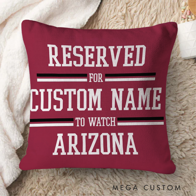 Personalized Sport Pillow with Custom Team Name and Player Name for Fans