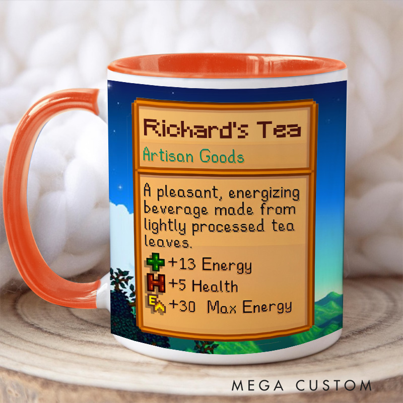 Personalized Valley Day Mug Coffee and Tea Farming Game Mug Farmer Val