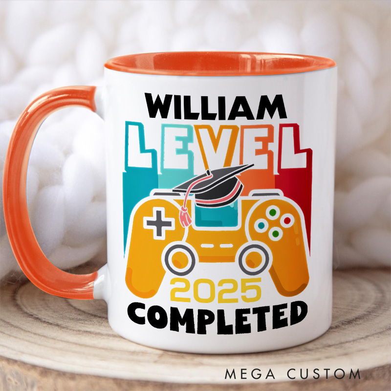 Personalized Graduation Mug for Gamer Graduation Coffee Mug Geek High School Graduation College University Graduation Gaming Nerd Mug
