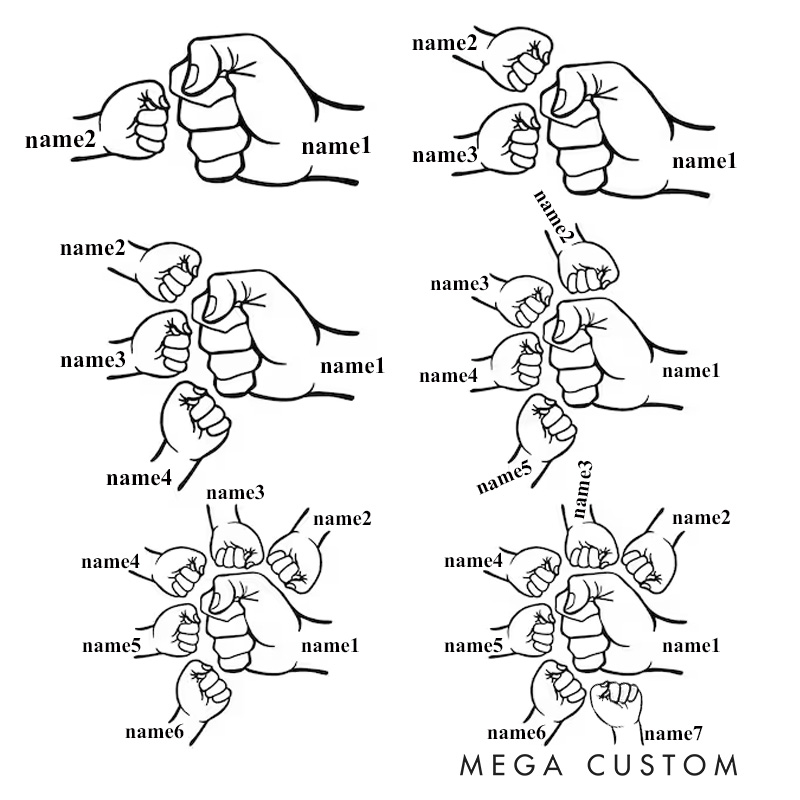 Personalized Fist Bump Dad And Kids Framed Tumbler Gift From Kids Sign Gifts For Dad Father's Day Gift Unique Gift For Dad