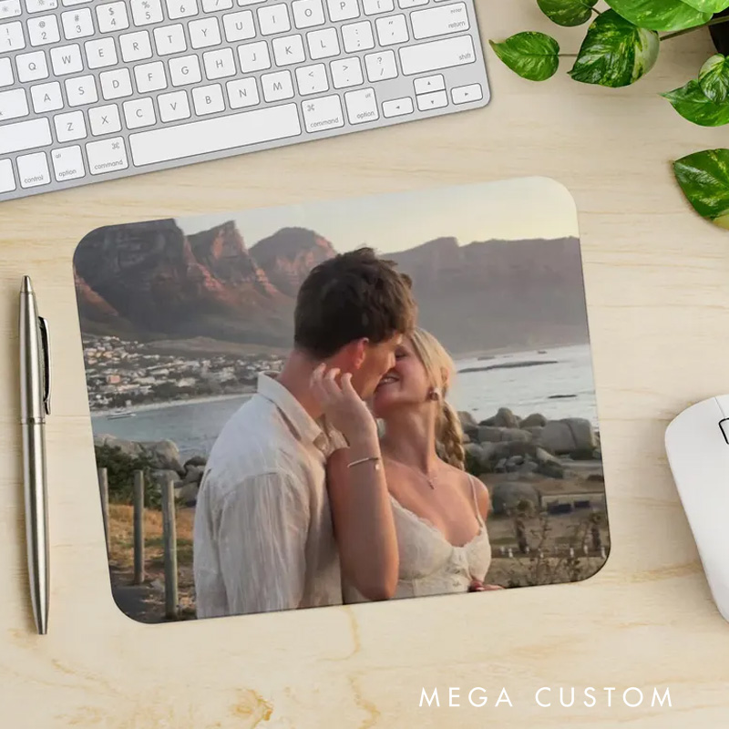 Personalized Mouse Pad Custom Family Photo Mousepads Unique Keyboard Accessory Desk Decor Aesthetic Coworker Gift Custom Office Gift