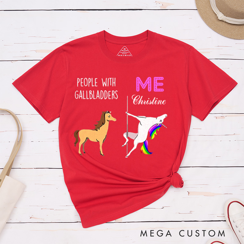 Personalized Gallbladder Cholecystectomy Gallbladder Surgery T-Shirt