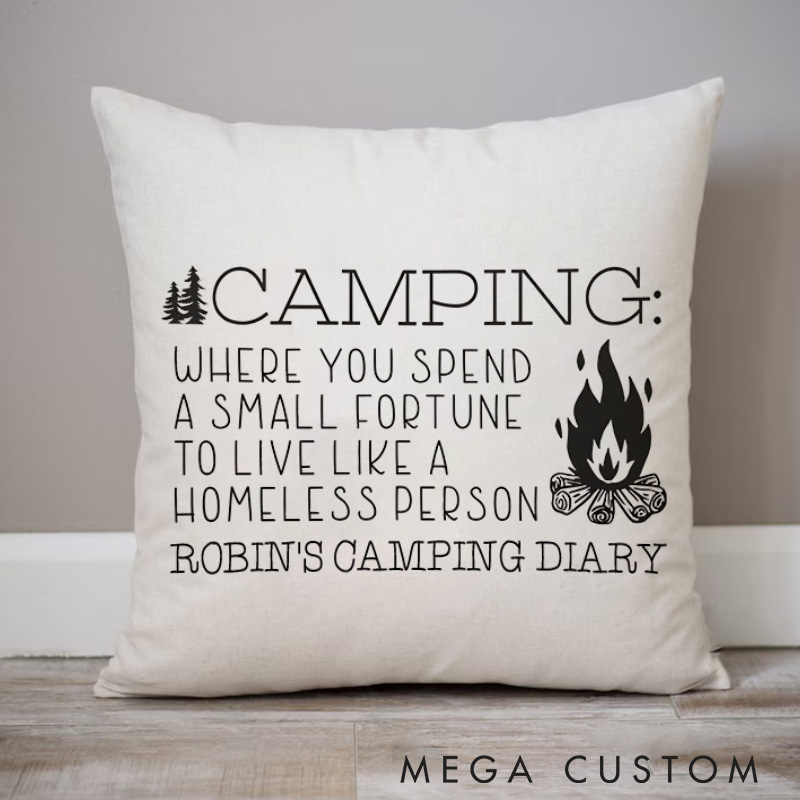 Personalised The Humorous Truth About Outdoor Adventures Pillow Traveling Hiking Lover Pillow Gift Outdoor