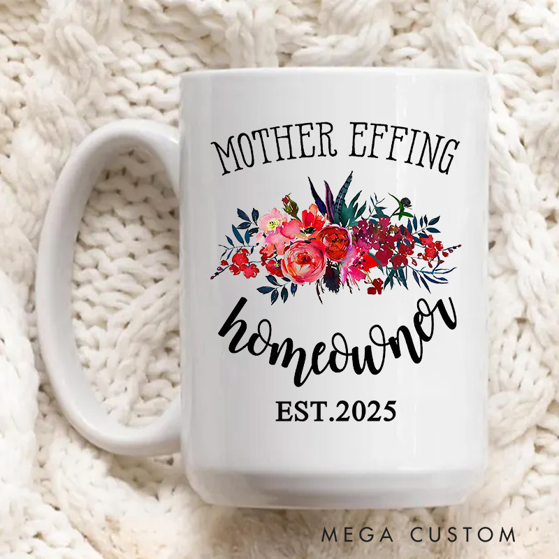 Personalized Mug Homeowner Mug Custom 15oz Coffee Mug Housewarming Gift HomeOwner Gift First Time Home Buyer Gift Realtor Closing Gift Home Gift