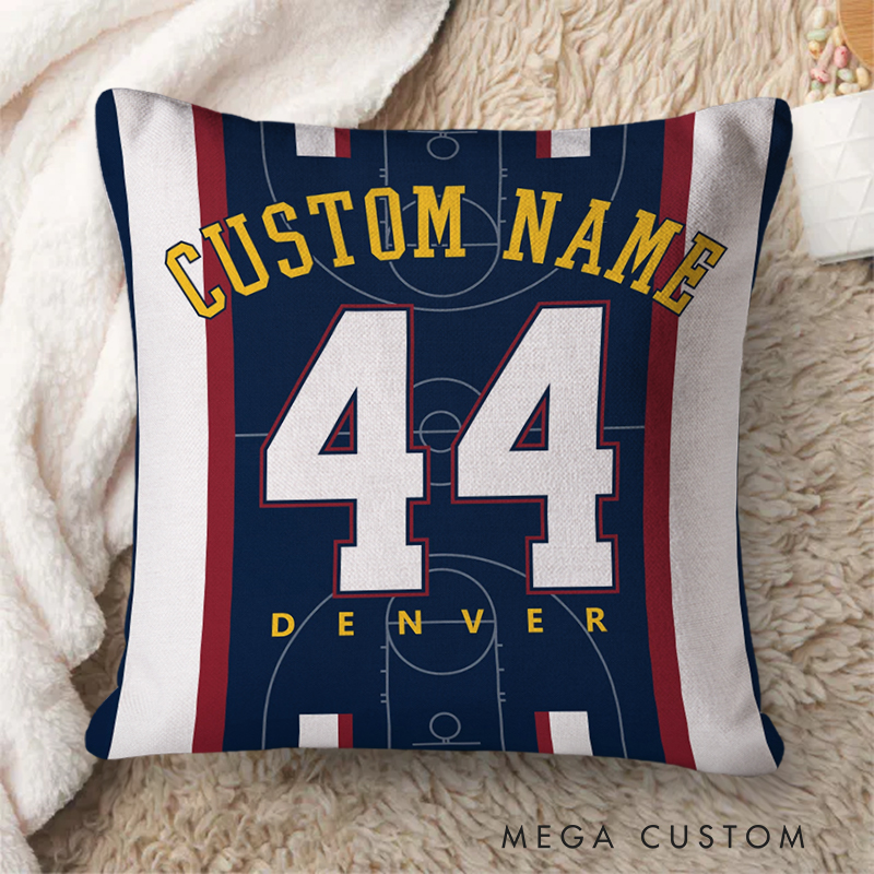 Personalized Sports Lover Basketball Pillow with Unique Design  