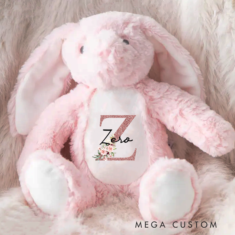 Personalised Thank You Flower Girl Bunny Gift New Baby Girl Boy Gift Nursery Gift
