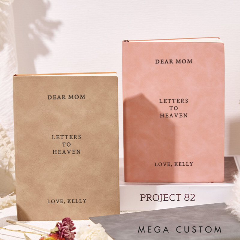 Personalized Letters to Heaven Journal Custom Grief Notebook for Loss of Mom Dad Grandma Grandpa Loved One Memorial Gift Remembrance Gifts