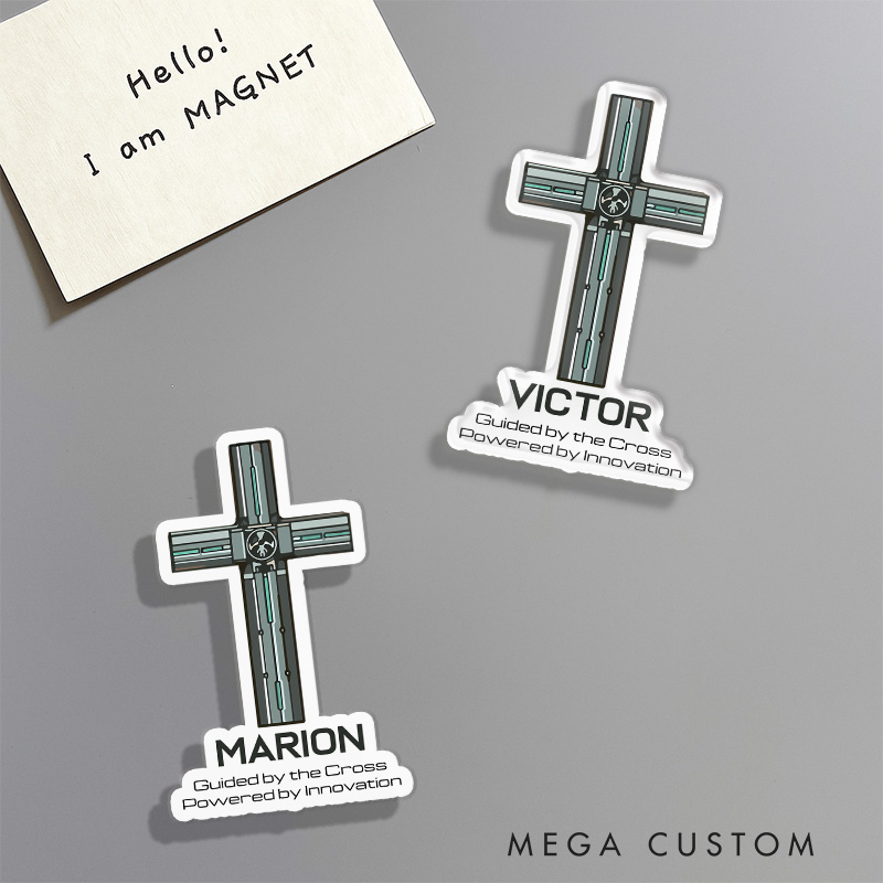 Personalized Wolfwood Anime Gun Movie Fridge Magnets Retro Film Anime Magnets Fridge Decal