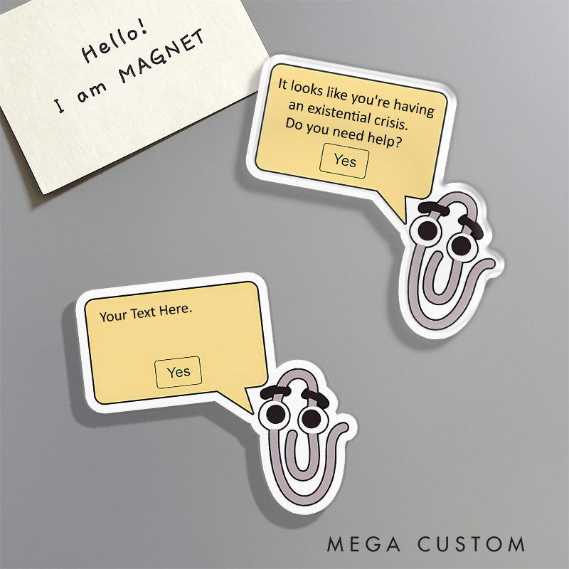 Personalized Paper Clip Company Funny Fridge Magnets Daily Grind TV Series Magnets Movie TV Show Fan Fridge Decal