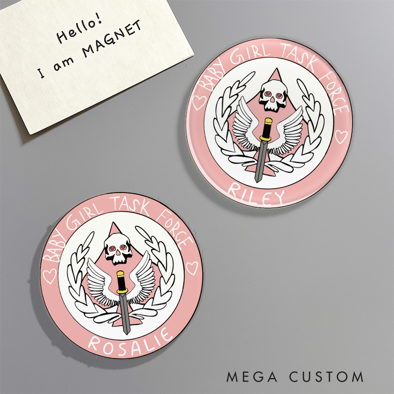 Personalized Girl Modern War of Duty Sign Fridge Magnets Video Game Magnets Geek Gaming Nerd Fridge Decal