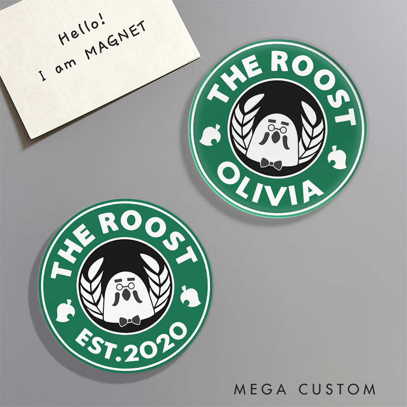 Personalized The Roost Fridge Magnets Video Game Magnets Island Building Game Fridge Decal