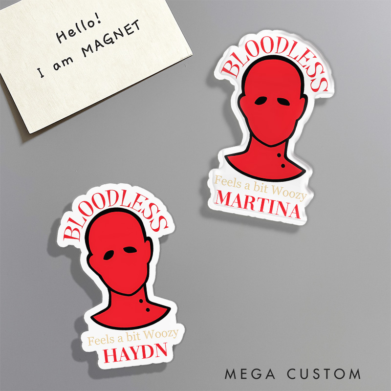 Personalized Bloodless Game Fridge Magnets Vampire Video Game Magnets Fantasy Game Fridge Decal