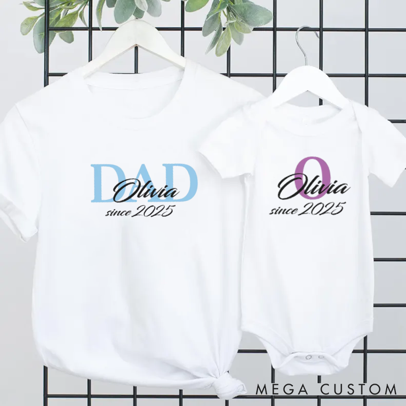 Personalized Parent Child Identity Authentication Warm Matching Outfit