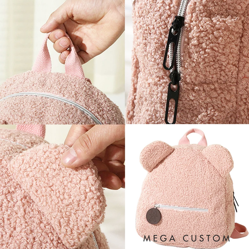 Personalized Embroidered Teddy Bear Backpack for Kids Unique Child's Gift Back to School Gifts