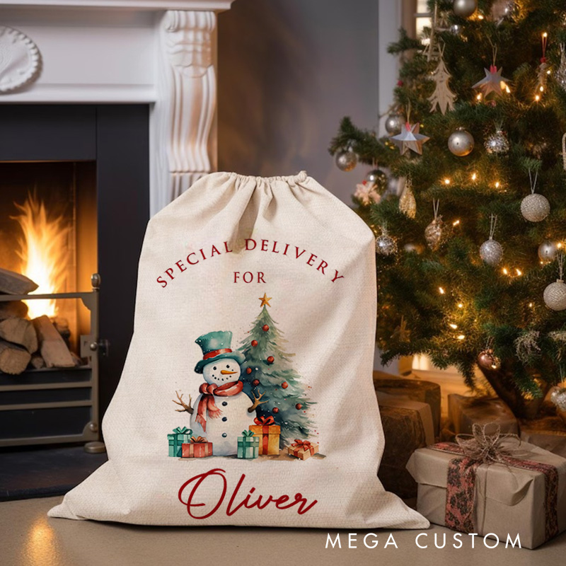 Personalised Baby First Christmas Santa Sack Christmas Toy Sack Xmas Gift for Baby