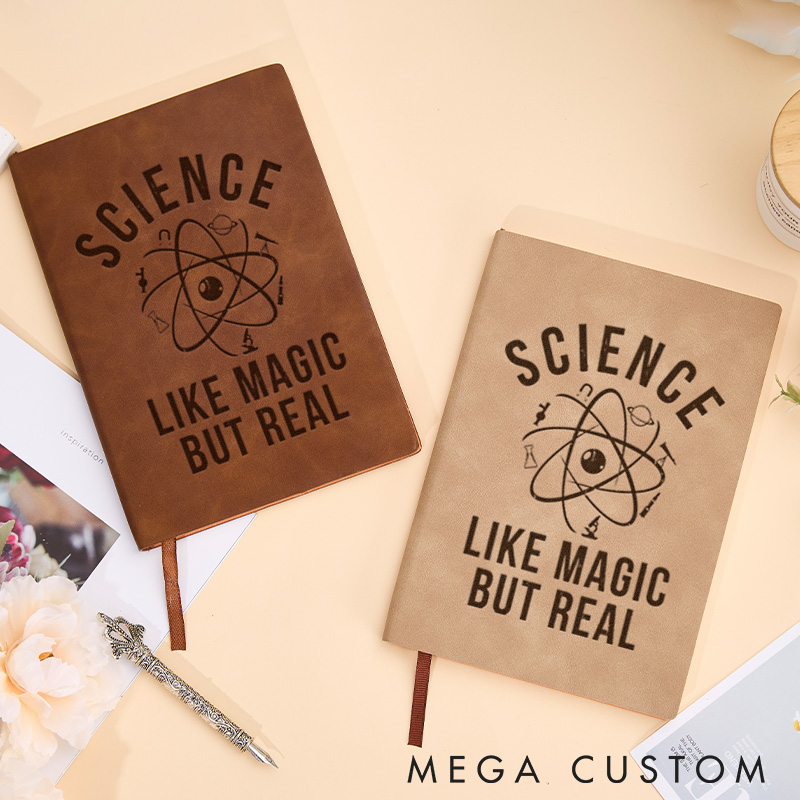 Personalized Science Physics Lovers Notebook Science The Real-Life Magic Journal Gift for Geek Nerd