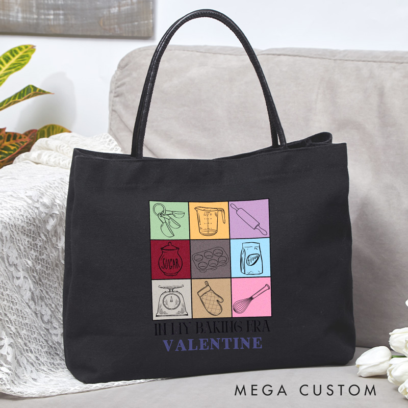Personalized In My Baking Era Tote Bag Custom Baking Lover Canvas Bag Backing Lover Gift for Baker Gift