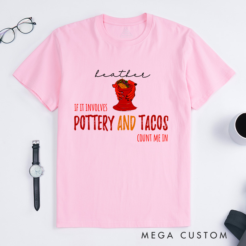 Personalized Funny Pottery Gift Classic T-Shirts For Pottery Maker Gift For Mom Pottery Lover Gift Pottery Artist Shirt