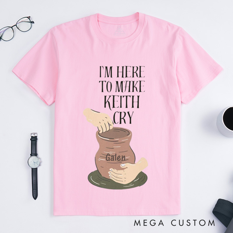 Personalized Ceramicist Top Clay Artist Classic T-Shirts Potter T-Shirt Unisex Tee Funny Saying