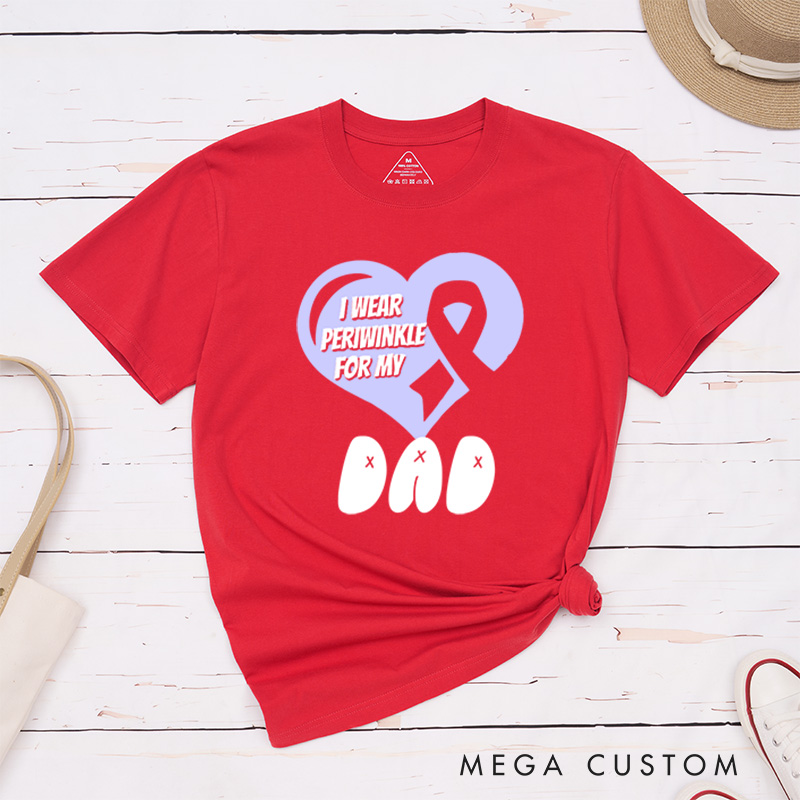 Personalized I Wear Periwinkle For My Esophageal T-Shirt