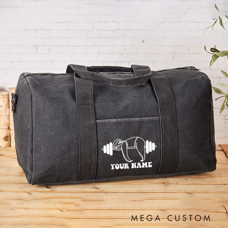 Personalized Gym Duffle Bag Spacious Durable for Gym Lover Carrying Workout Gear or Travel Essentials
