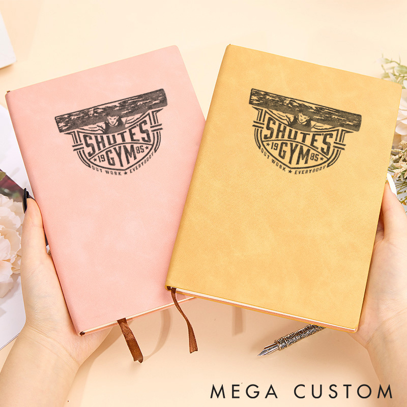 Personalized Logging Workouts Goals Progress Vibrant Notebook Compact Journal for Gym Lovers