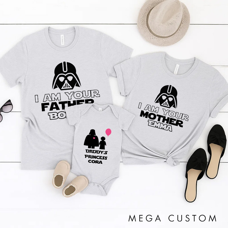 Personalized Our Little Princess Matching T-Shirts Family Funny Party Matching Tshirt for Movie Lovers Family Reunion