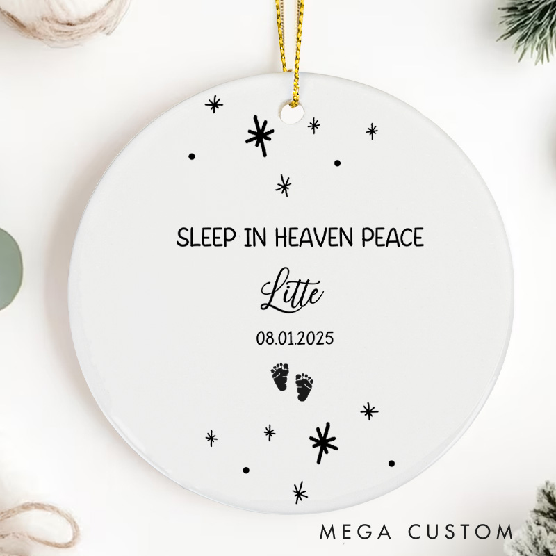 Personalized Baby Loss Ornament Custom Infant Loss Ornament Angel Baby Christmas Keepsake Stillborn Ornament Miscarriage Ornament Gifts