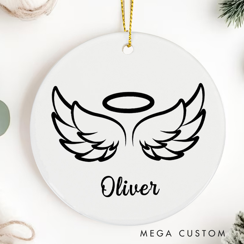 Personalized Infant Loss Ornament Miscarriage Keepsake Baby Loss Gift Angel Baby Remembrance Loss of Baby Memorial Keepsake