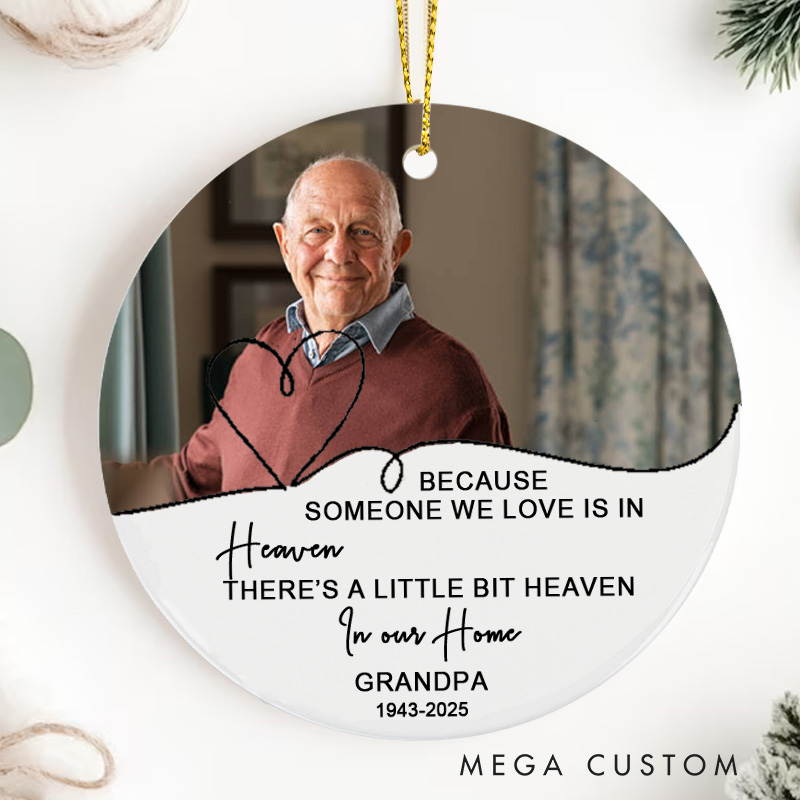 Personalized Memorial Ornament in Loving Memory Ornament Loss of Loved One Gift Remembrance Bereavement Gift Condolence Gift for Family Loss