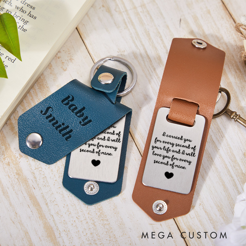 Personalized Miscarriage Keychain Loss of Pregnancy Gift Baby Loss Remembrance Keychain Miscarriage Keyring Baby Memorial Gift