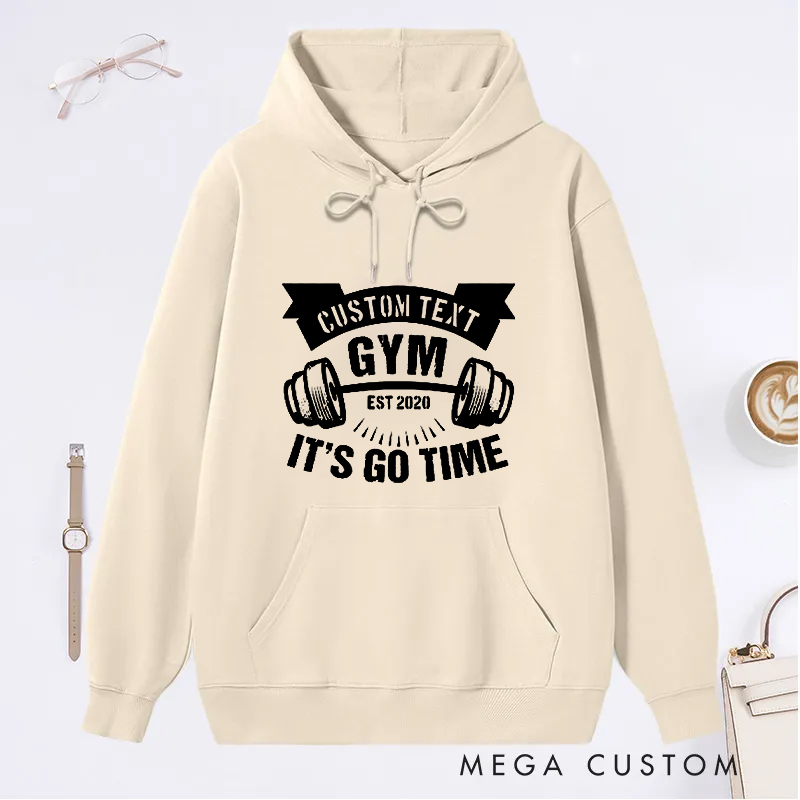 Personalized Gym Classic Hoodies with Motivational Gym Theme for Fitness Enthusiasts Bodybuilders and Gym Lovers
