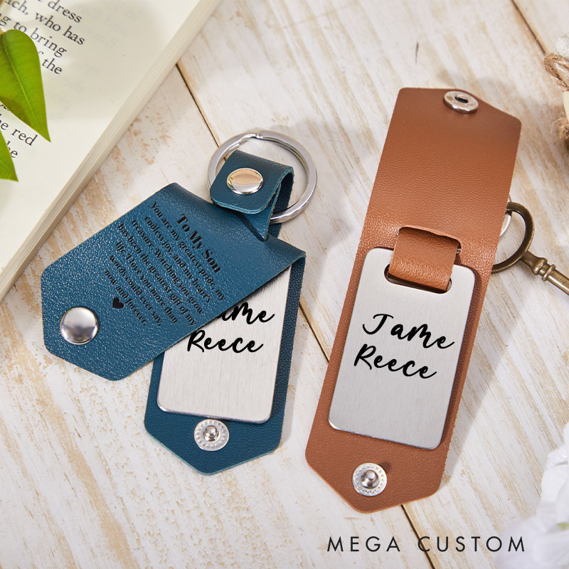 Personalized To My Son Memorial Keychain in Memory of Gift Loss of Son Memory Keepsake Bereavement Condolence Remembrance Gifts