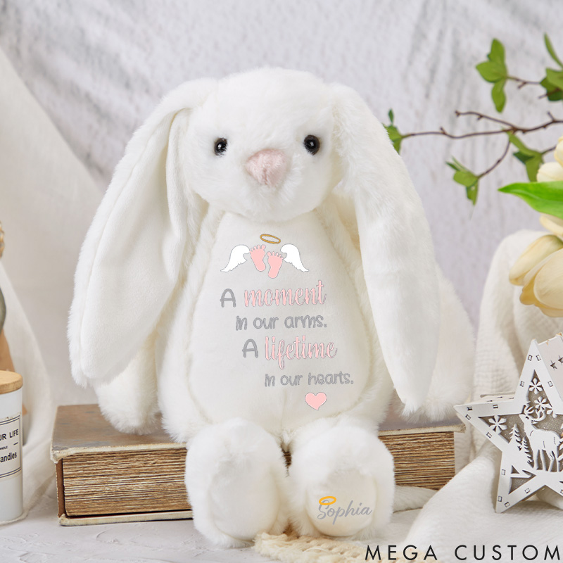 Personalized Bunny Baby Loss Miscarriage Keepsake Bauble Infant Loss Gift Rainbow Baby Remembrance Sympathy Gifts Angel Baby Stillborn Gift