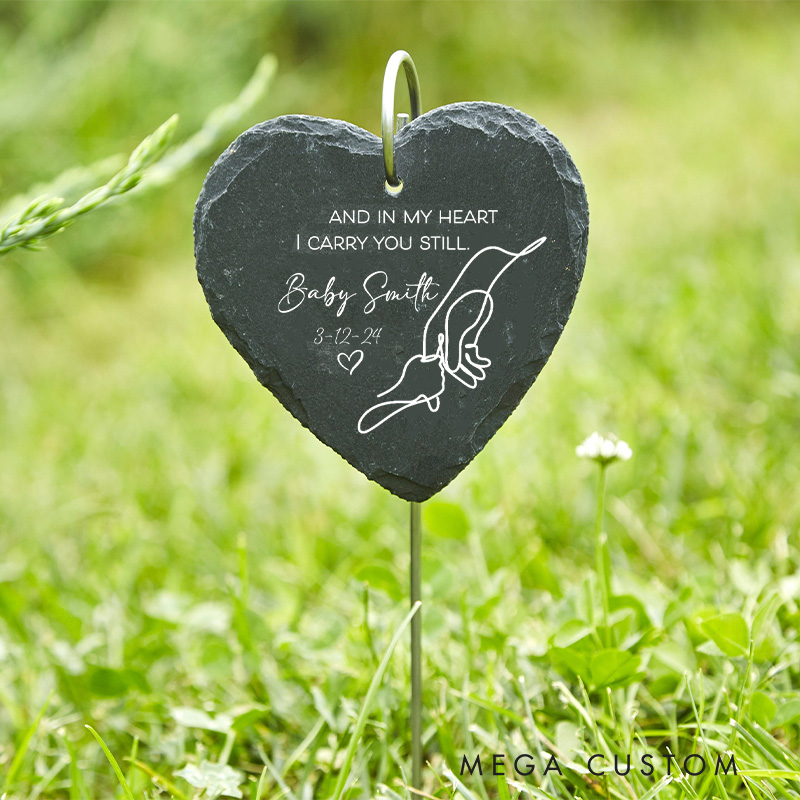 Personalized Baby Loss Stone Baby Sympathy Gift Custom Memorial Stone with Name and Date Remembrance Grieving Gift Miscarriage Angel Baby Keepsake