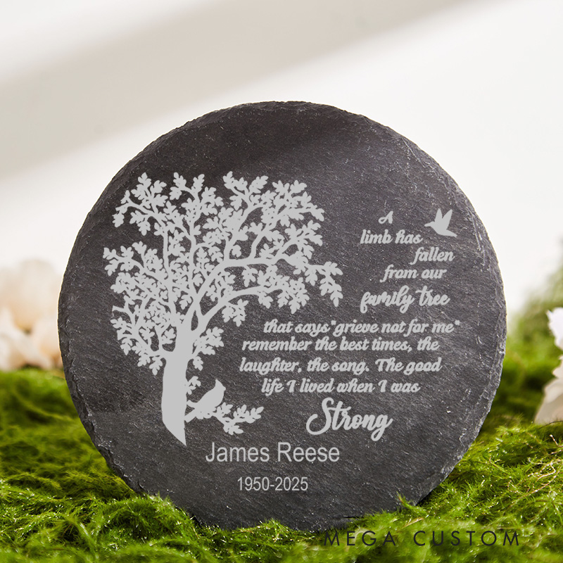 Personalized Memorial Stone Sympathy Gift Memorial Garden Stone Slate Grave Marker Bereavement Gift Loss of a Loved One Remembrance Gift