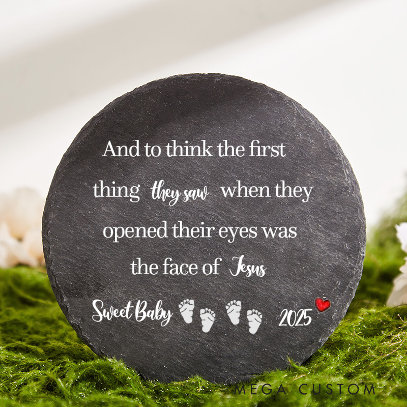 Personalized Miscarriage Memorial Garden Stone Baby Miscarriage  Garden Marker Infant Loss Gift Stillborn Keepsake Sympathy Gift