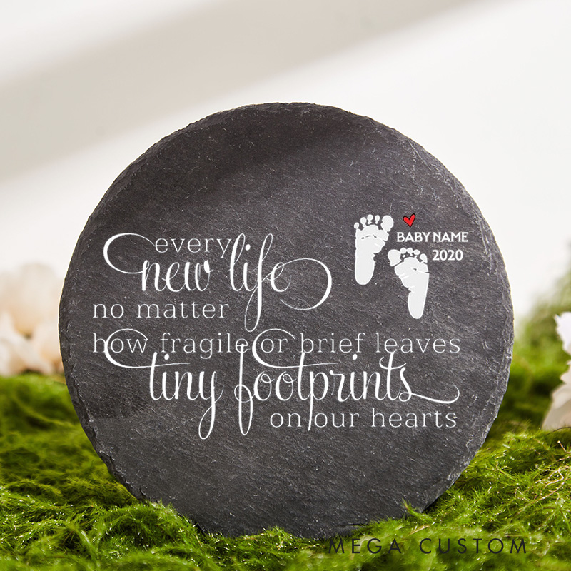 Personalized Miscarriage Memorial Stone Baby Loss Sympathy Gift Custom Name Memorial Garden Stone for Loss of Baby Infant Loss Gift Keepsake