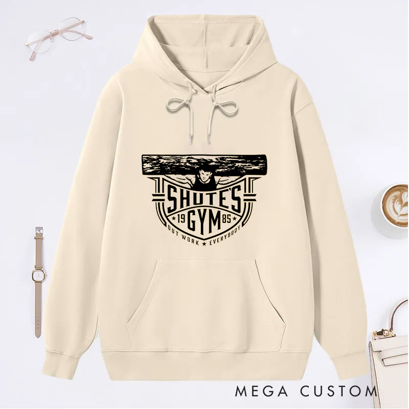 Personalized Gym Classic Hoodies with Vintage Weightlifting Design for Fitness Enthusiasts Bodybuilders and Gym Lovers
