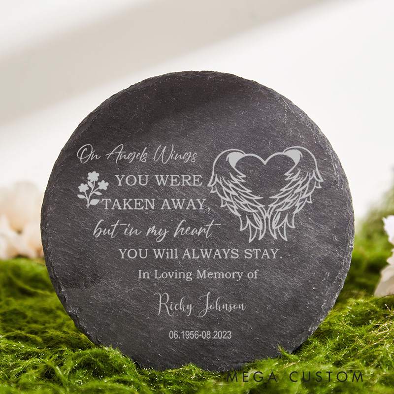 Personalized Memorial Garden Stone Engraved Always And Forever In Our Hearts Sympathy Gifts Remembrance Bereavement Gifts